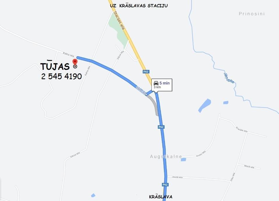 Holiday Home Tujas Krāslava Eksteriør bilde
